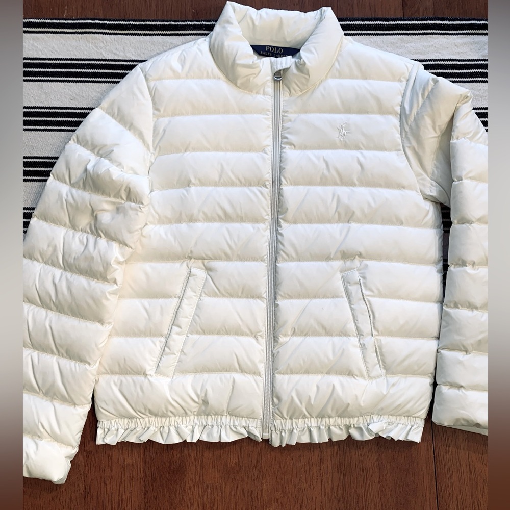 Girls Polo Puffer Coat - great condition